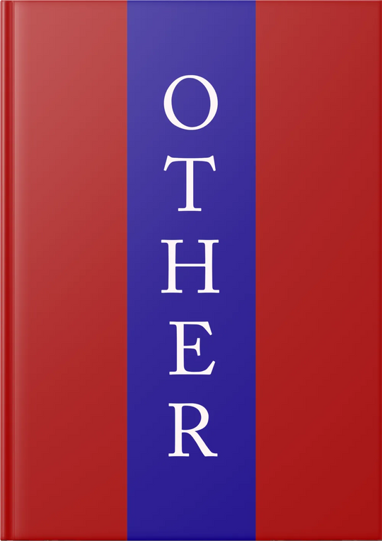 Book with red and blue cover displaying the word 'OTHER' in white.